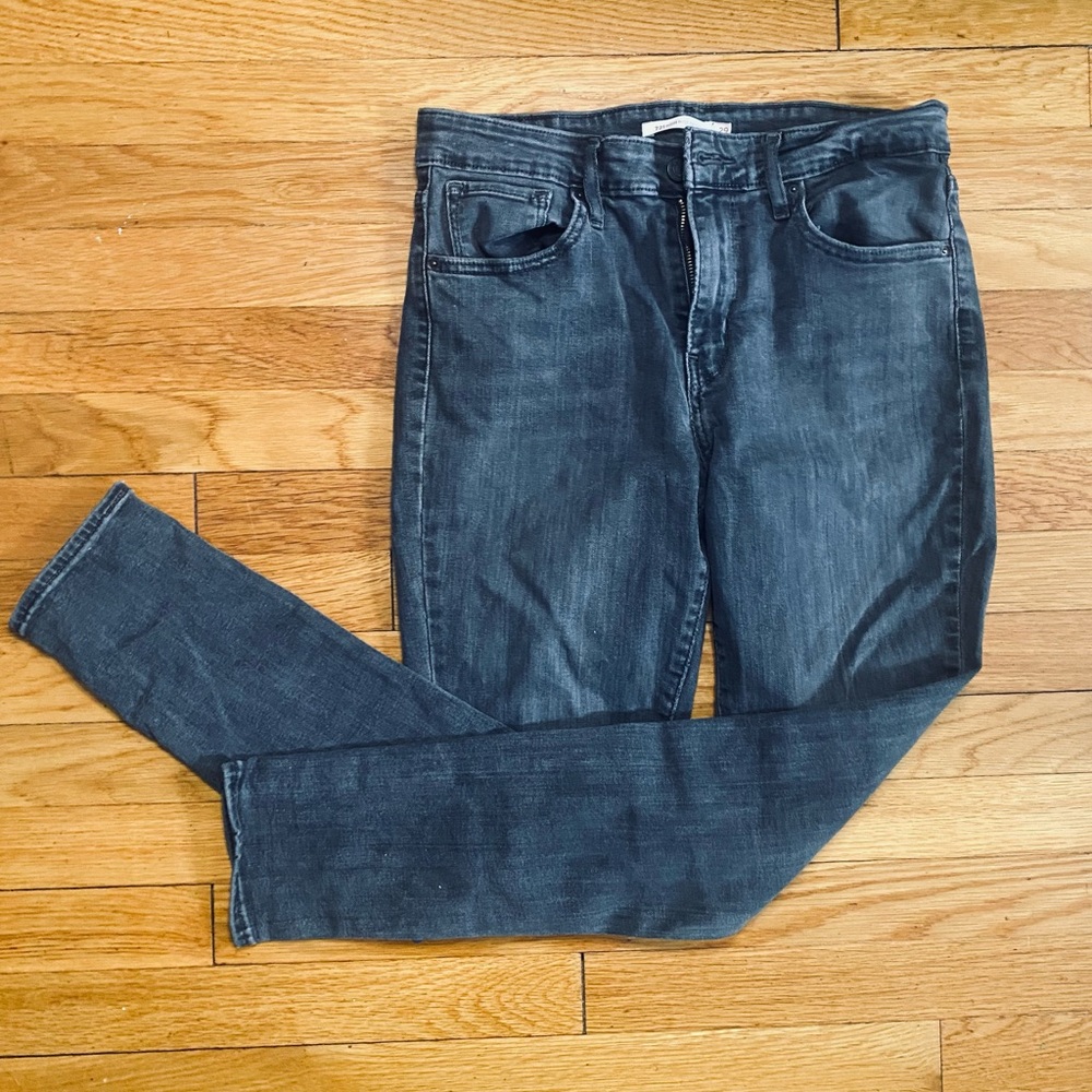 Levi’s 721 Black Jeans W29 L28 In Good Condition